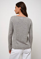 Jersey con cuello barco - Criou - Cloud Heather