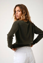 Pull Col Bateau - Lanfon - Kaki