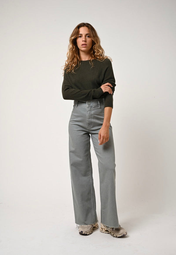 Crew-Neck Jumper - Ecrin - Khaki