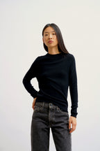 Jersey Cuello Redondo - Ecrin - Negro
