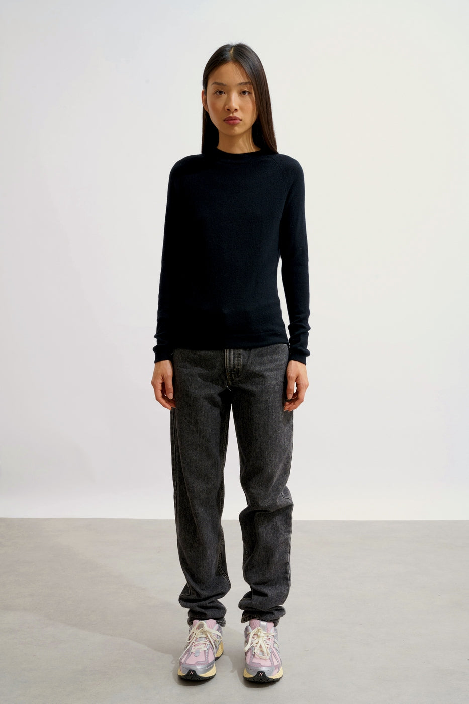 Jersey Cuello Redondo - Ecrin - Negro