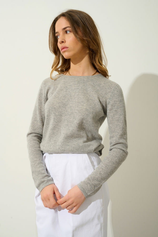Jersey de cuello redondo - Épená - Nube jaspeada