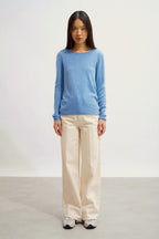 Round Neck Sweater - Epéna - Sky