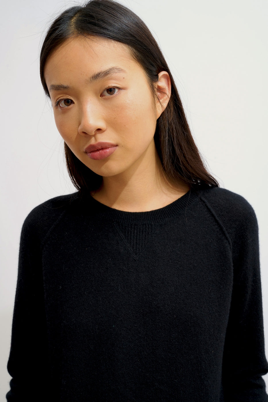 Round-Neck Jumper - Etret - Black