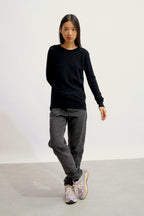 Round-Neck Jumper - Etret - Black