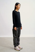Round-Neck Jumper - Etret - Black
