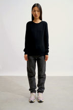 Round-Neck Jumper - Etret - Black