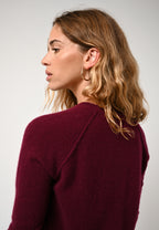 Round-Neck Jumper - Etret - Red