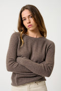 Pull Col Rond - Etret - Marron
