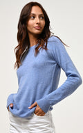 Crew-Neck Jumper - Etret - Blue