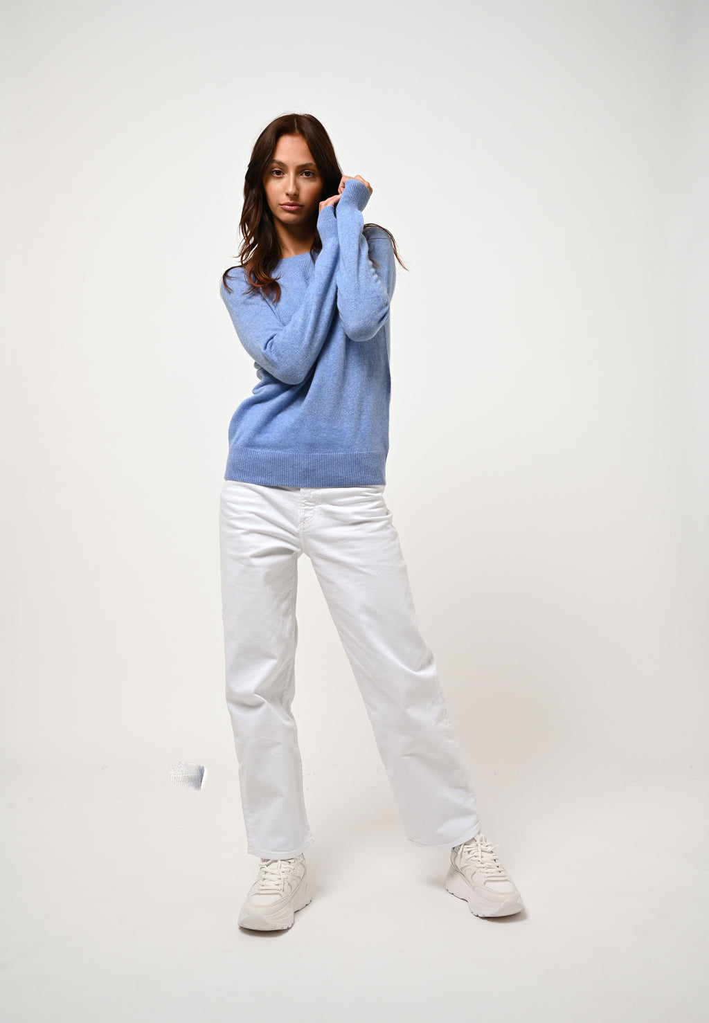 Crew-Neck Jumper - Etret - Blue