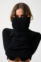 Pull Col Roulé - Fornet - Noir