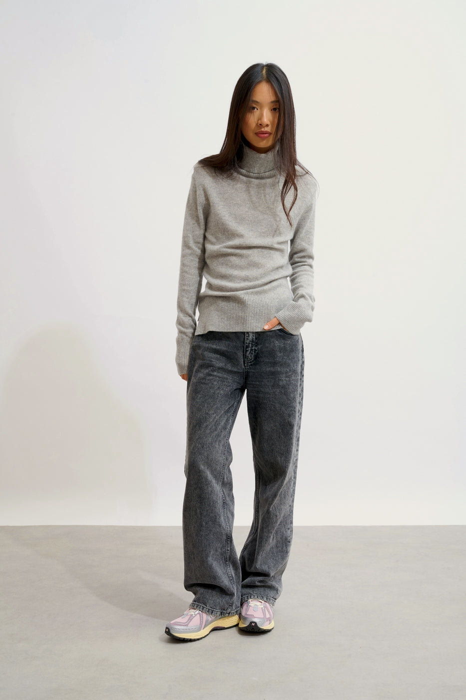 Jersey de cuello alto - Fornet - Cloud Heather