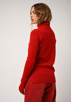 Roll-Neck Jumper - Fornet - Red