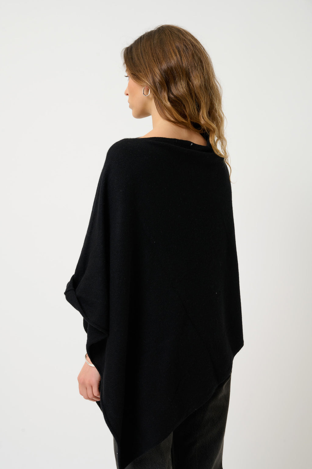 Poncho - Carra - Black