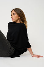 Poncho - Carra - Black