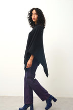 Poncho - Carra - Black