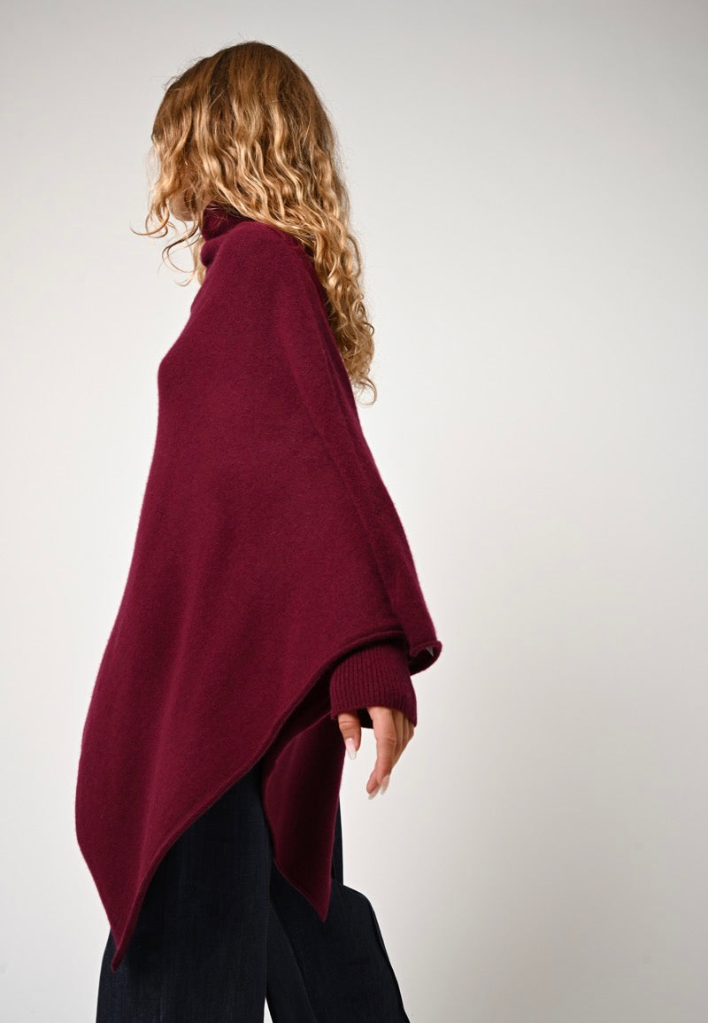 Poncho - Carra - Rojo