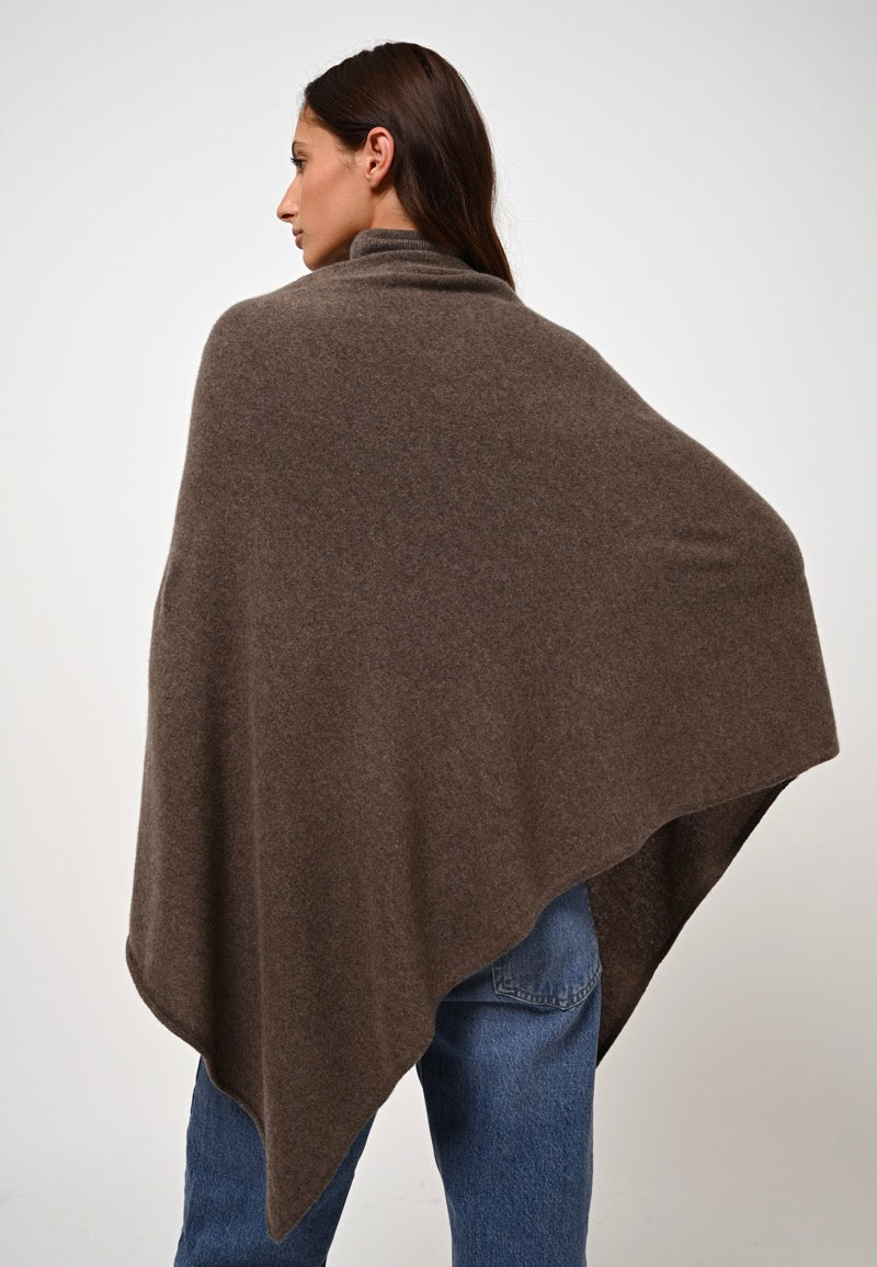 Poncho - Carra - Taupe Chiné