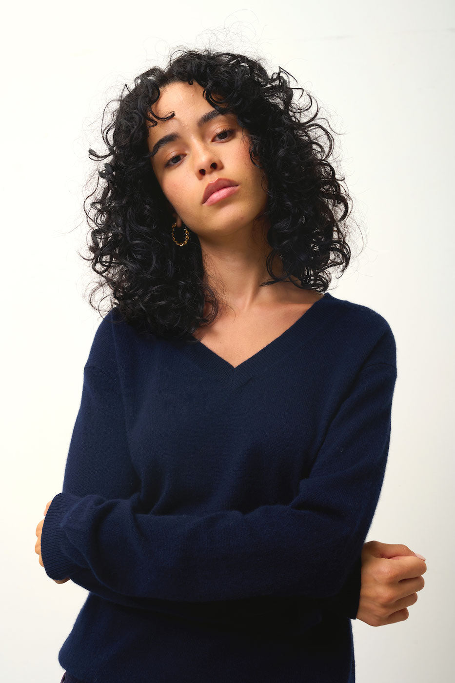 Jersey Cuello en V - Gardoria - Navy