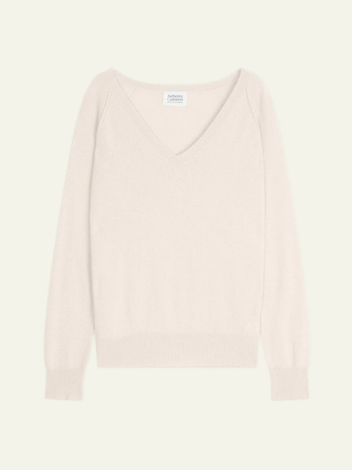 Jersey Cuello V - Giusalet - Marfil
