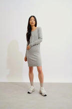 Robe Col Rond - Armet - Nuage Chiné