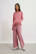 Boat Neck Jumper - Criou - Petal