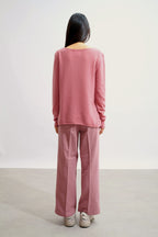 Boat Neck Jumper - Criou - Petal