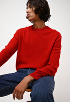 Round-Neck Jumper - Aiglière - Red