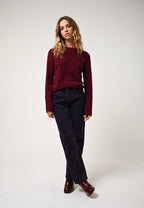 Pull Col Rond - Ecrin - Rouge