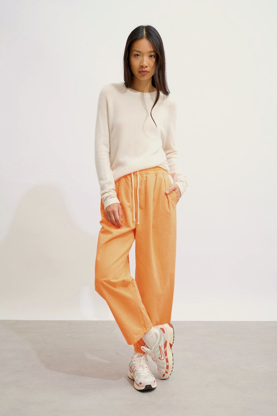 Round-Neck Jumper - Ecrin - Ivory
