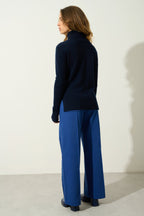 Turtleneck Sweater - Fornet - Navy