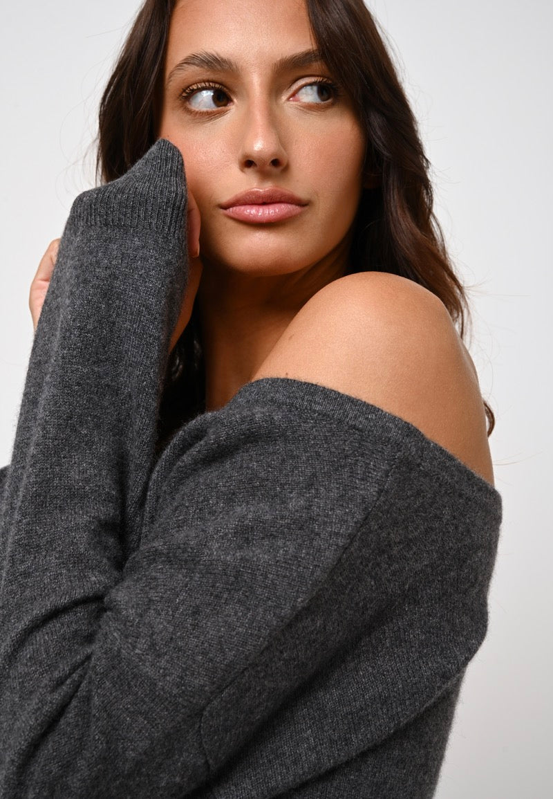 Jersey Cuello Redondo - Faraut - Antracita Jaspeada