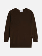 Pull Col Rond Boutonné Dos - Estaris - Choco