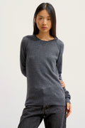 Jersey Cuello Redondo - Etret - Antracita Jaspeada