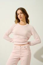 Jersey de cuello redondo - Etret - Polvo