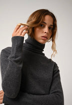 Roll-Neck Jumper - Fornet - Marl Anthracite