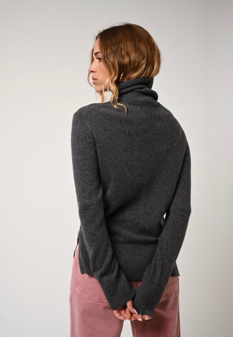 Roll-Neck Jumper - Fornet - Marl Anthracite