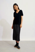 V-Neck T-Shirt - Kali - Black