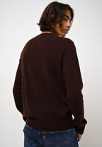 Pull Col Rond - Aiglière - Marron