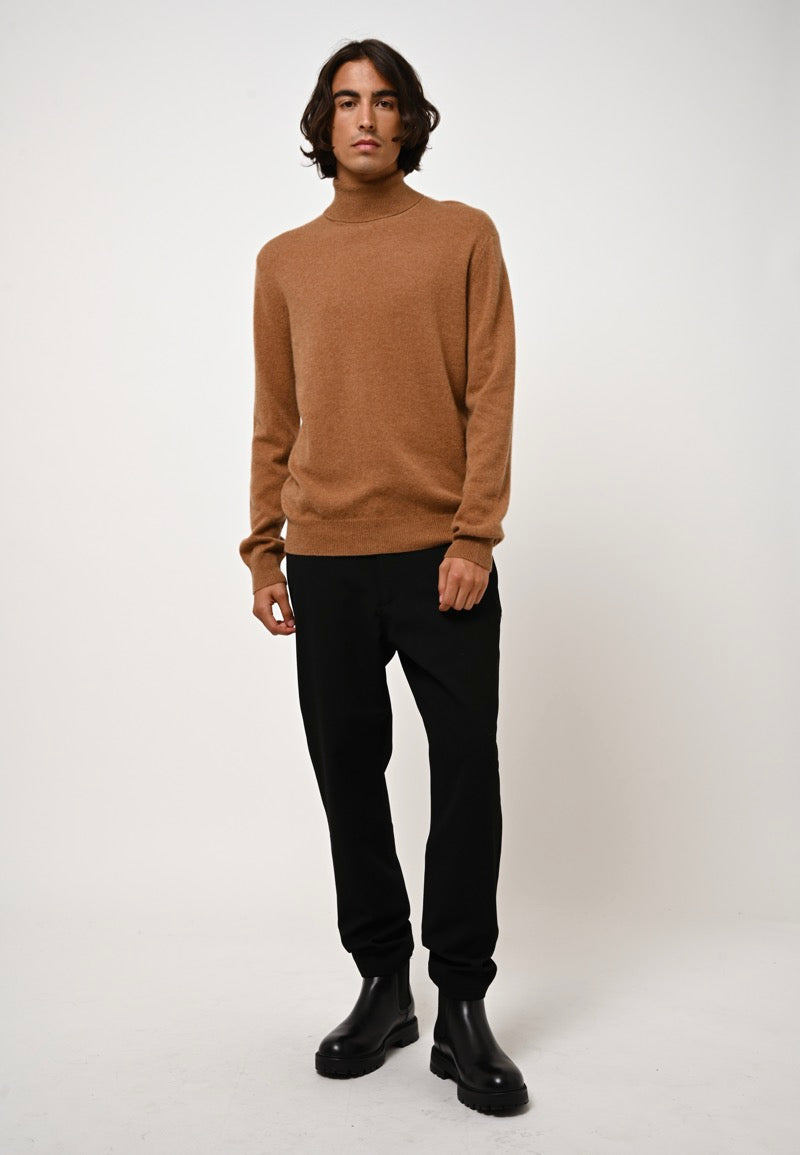 Pull Col Roulé - Bange - Noisette