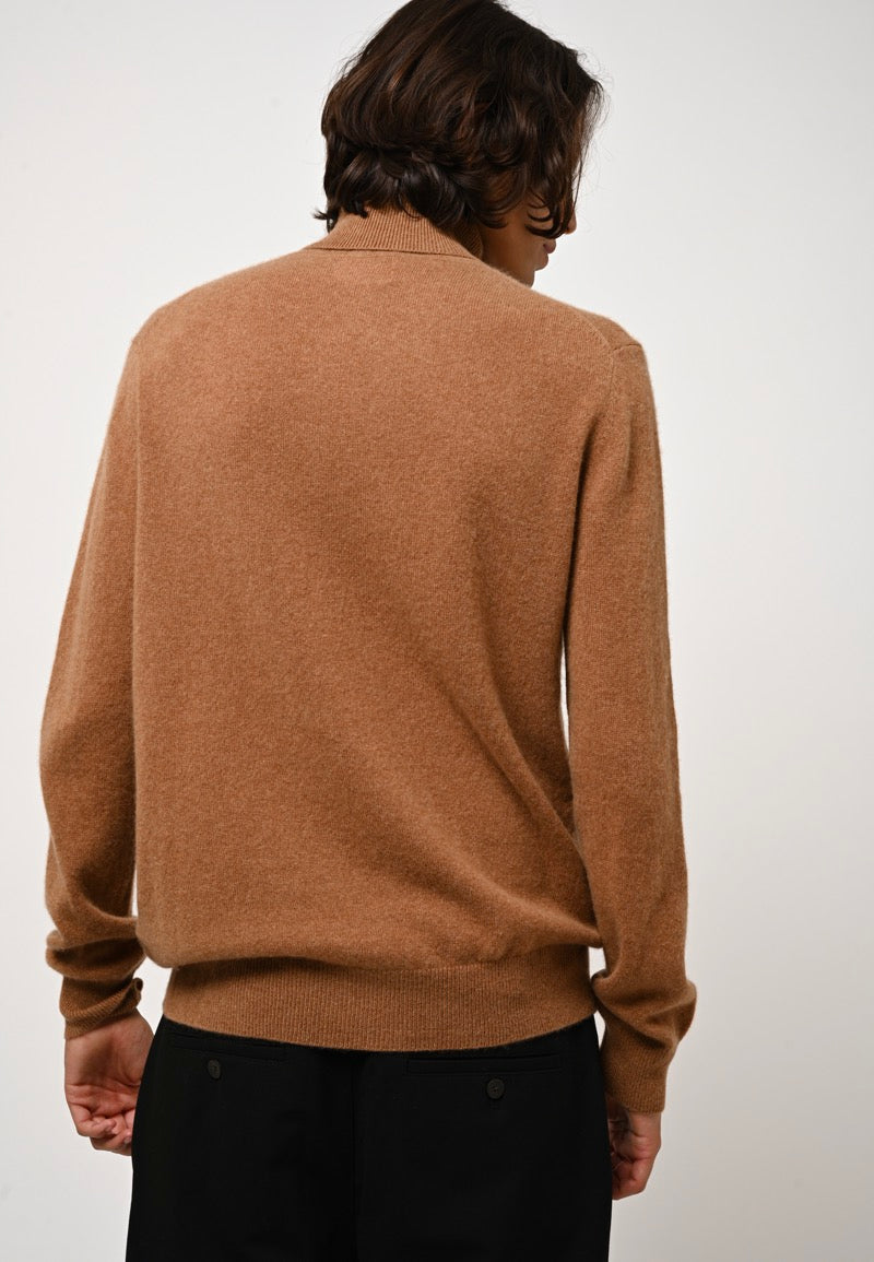 Jersey de Cuello Vuelto - Bange - Avellana