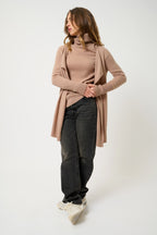 Chaqueta larga - Chésery - Camel jaspeado