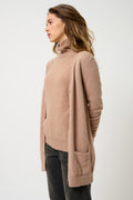Cardigan Col V - Cimet - Marron
