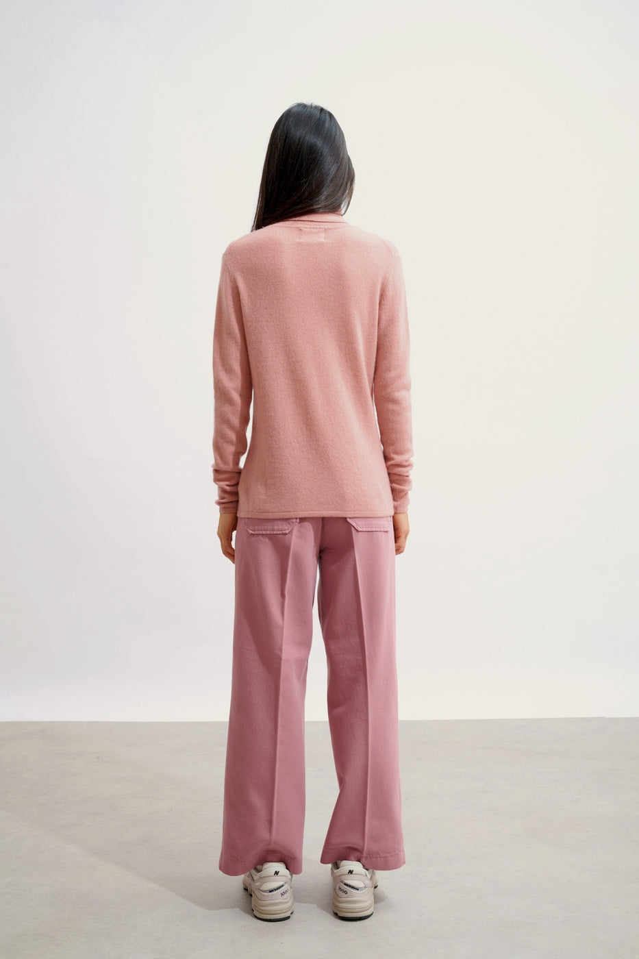 Roll-Neck Jumper - Bise - Rosewood