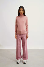 Roll-Neck Jumper - Bise - Rosewood
