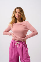 Pull Col Bateau - Criou - Bois De Rose