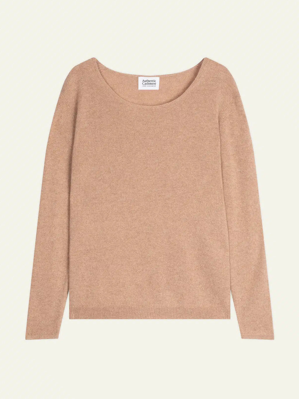 Pull Col Rond - Lanfon - Camel Chiné