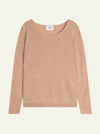 Pull Col Rond - Lanfon - Camel Chiné