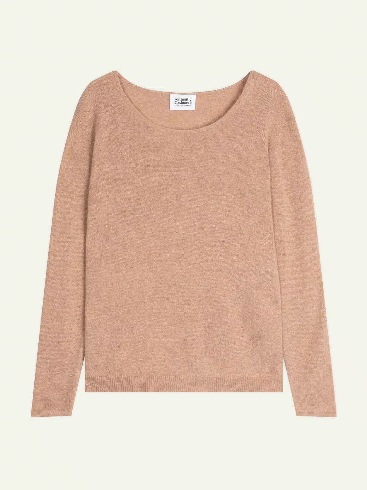 Pull Col Rond - Lanfon - Camel Chiné